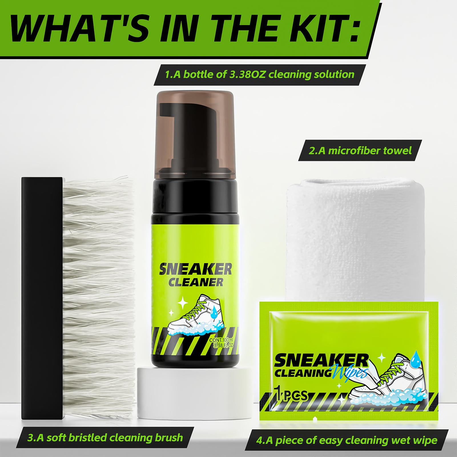 Sneaker Care For Canvas Fabrics - Środek do czyszczenia sneakersów 4 sztuki