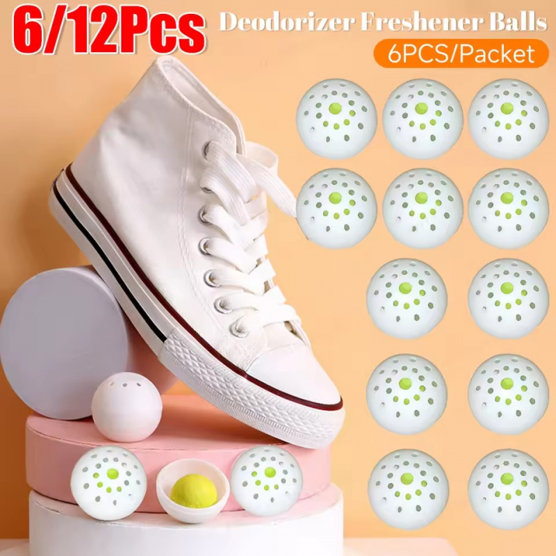 Shoe Deodorizer Ball - 1-12 sztuk dezodoryzujący kulki odświeżające do