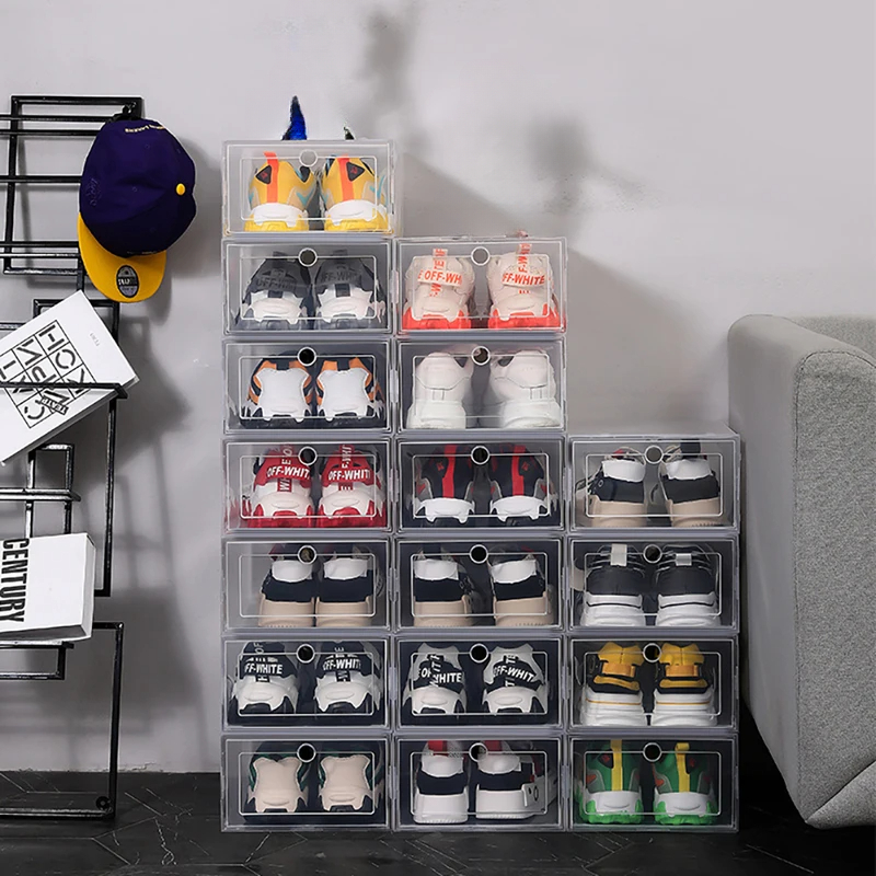 6 sztuk przezroczystych pudełe – Shoe Box Display recenzja i cena