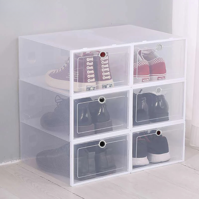 6 sztuk przezroczystych pudełe – Shoe Box Display recenzja i cena