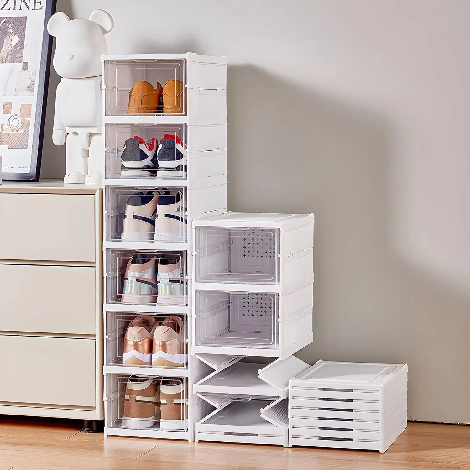 3/6 warstw składane pudełko do – Shoe Box Display recenzja i cena