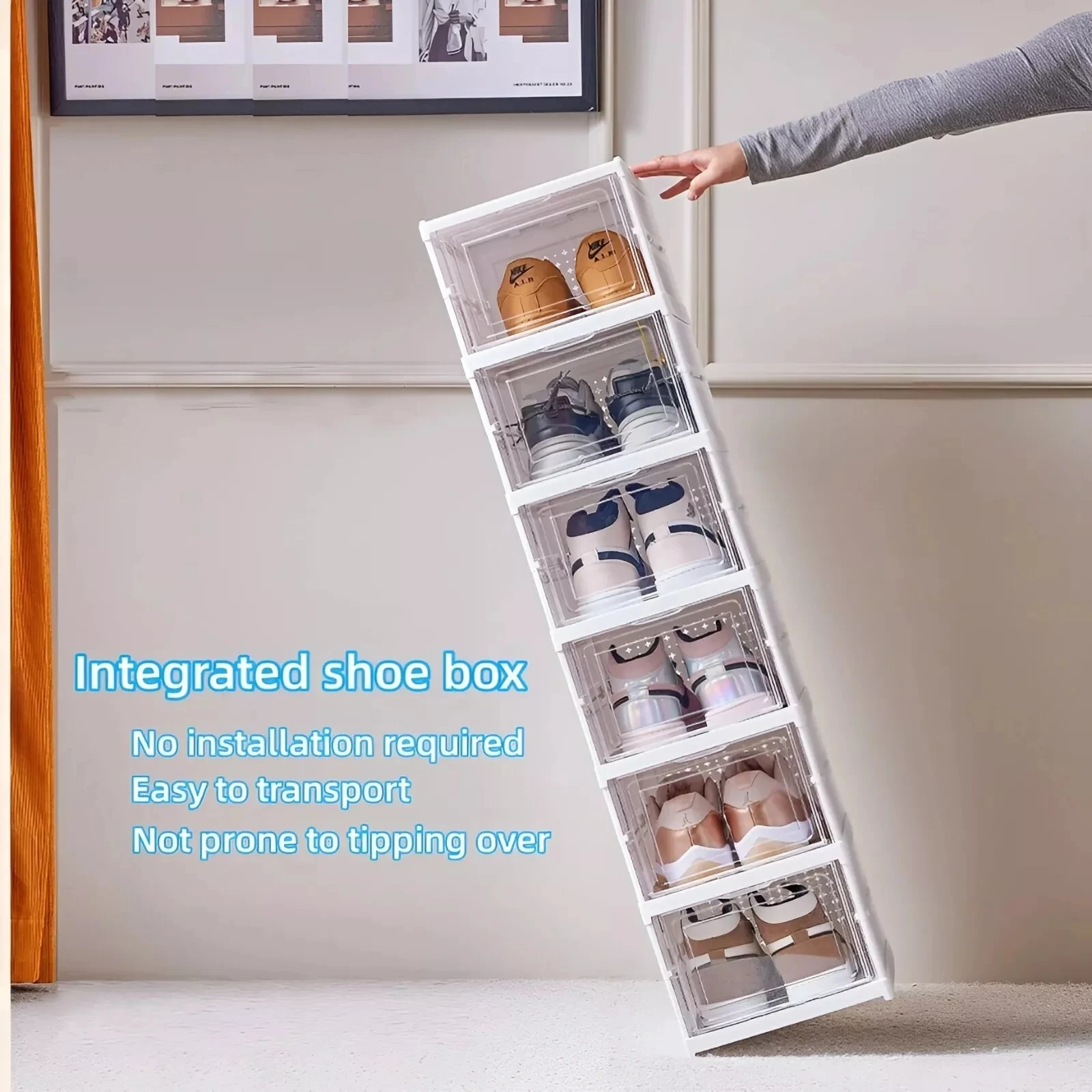3/6 warstw składane pudełko do – Shoe Box Display recenzja i cena
