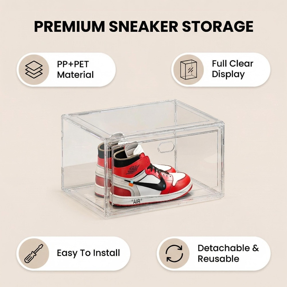 Gruby Przezroczysty Pojemnik d – Shoe Box Display recenzja i cena